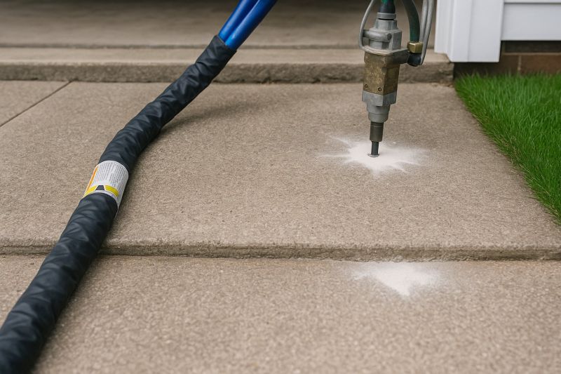 Patio Mudjacking in Des Moines, IA